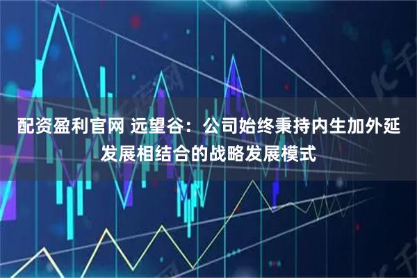 配资盈利官网 远望谷：公司始终秉持内生加外延发展相结合的战略发展模式